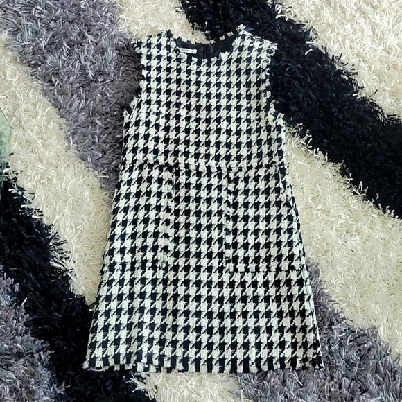 MANGO mini houndstooth dress - Picture 2 of 4